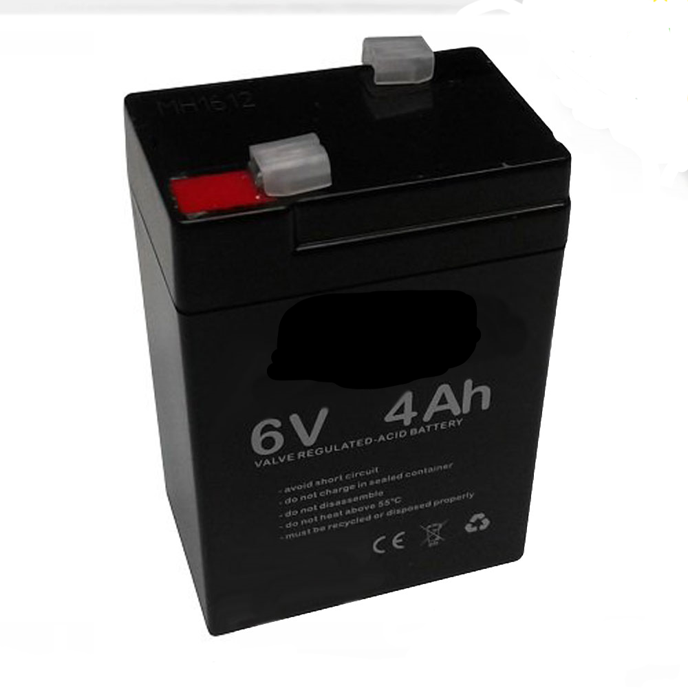 Batteria al piombo 6v 4ah ricaricabile ermetica faston 4,8mm 4,5ah 5ah per lampade emergenza