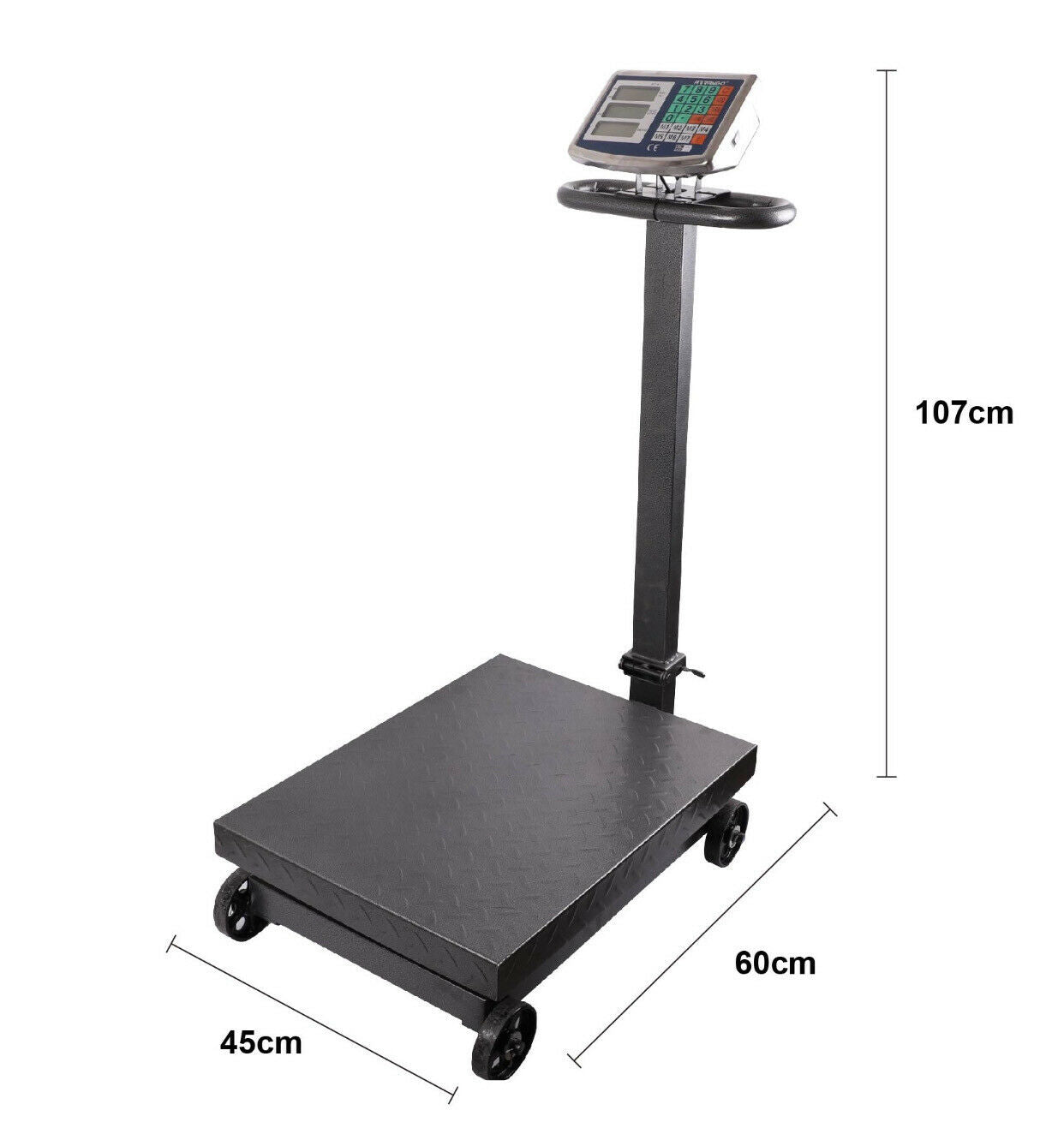 Bilancia bilico elettronica digitale professionale 500 kg con display