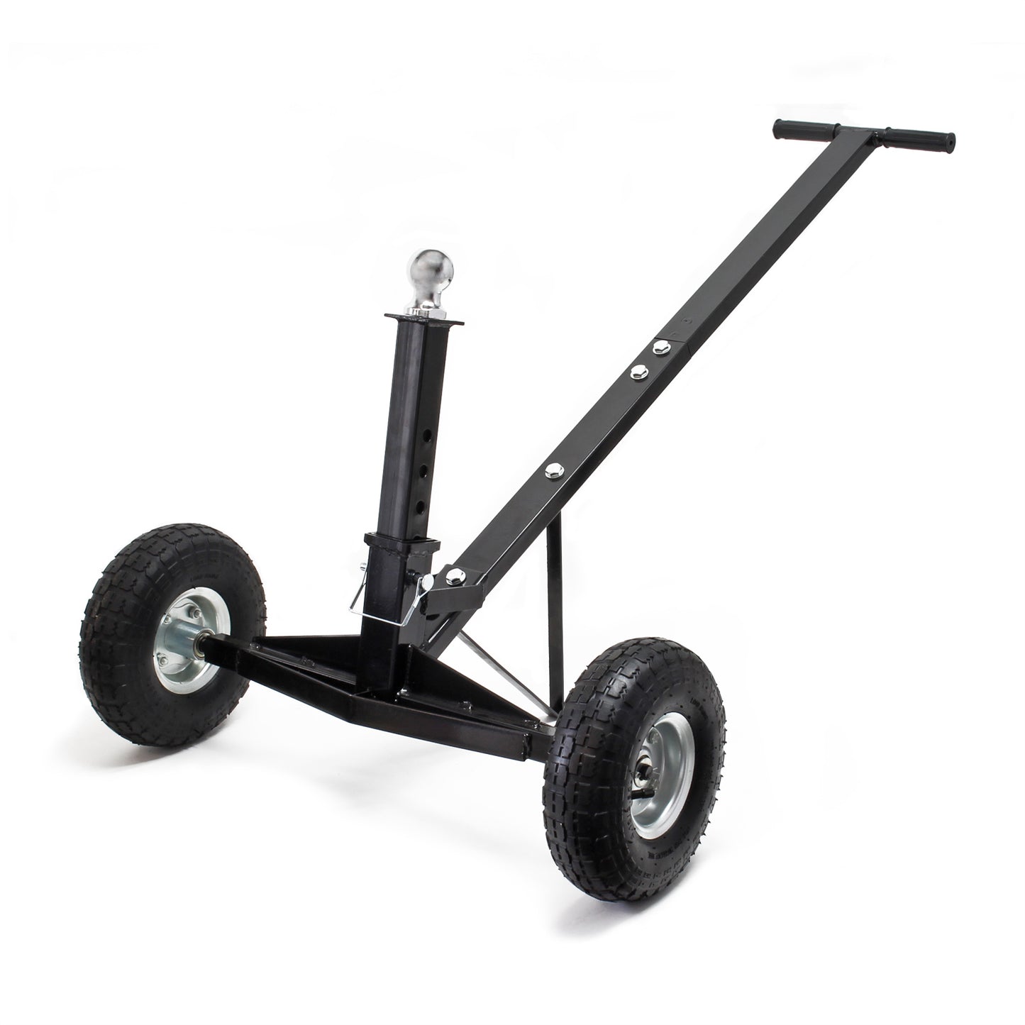 Carrello sposta rimorchio roulotte regolabile in altezza max 270 kg aiuto di manovra