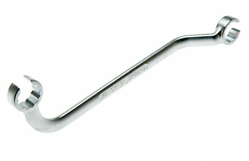 Chiave doppia chiave iniettori tubi dadi poligonale pompista 14mm o 17mm piegata a curva