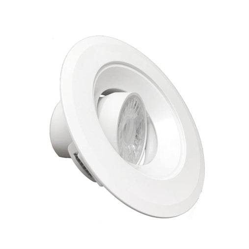 Faretto led cob 8w orientabile rotondo foro incasso 65-100mm ( fi43-8w)