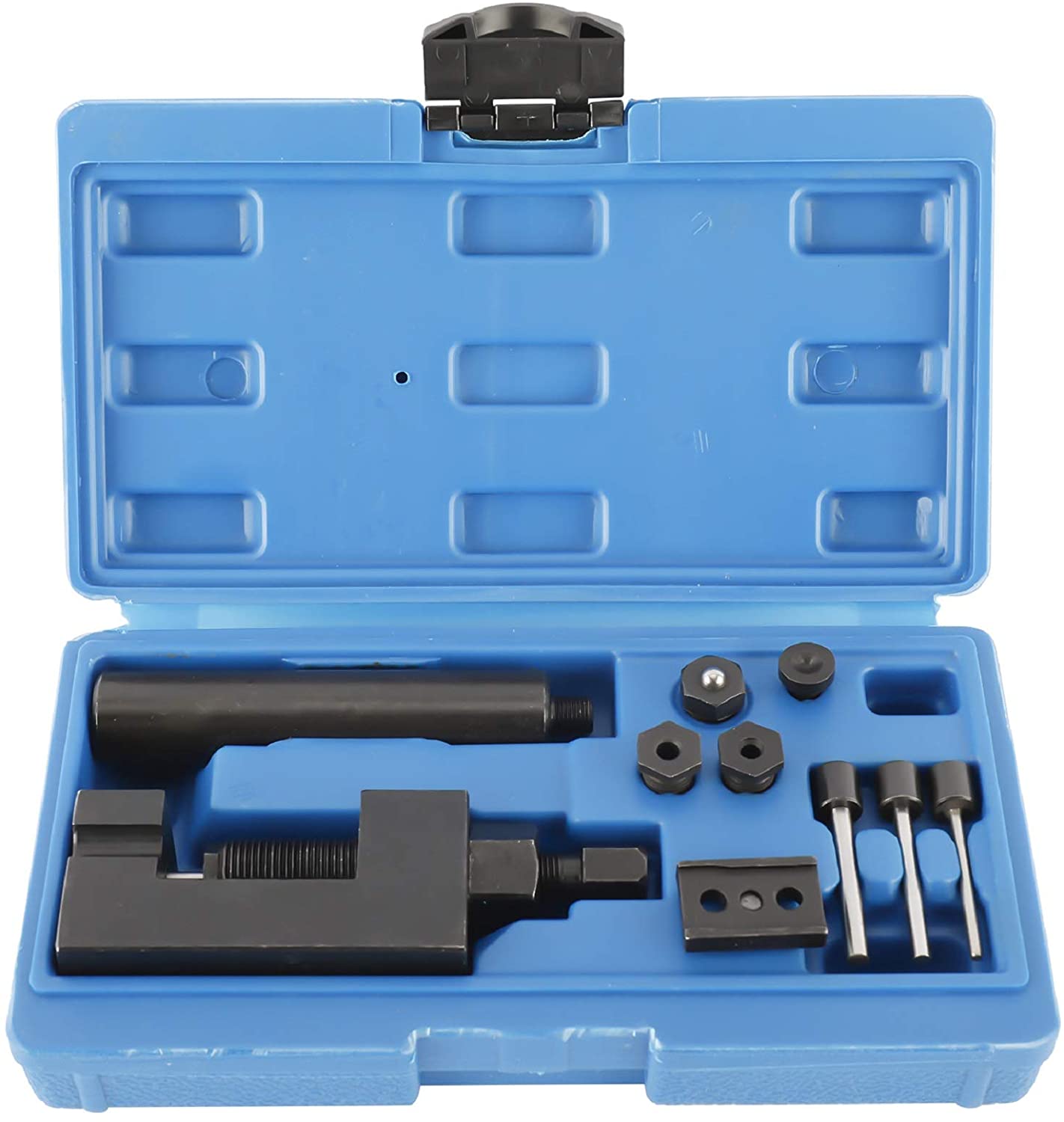 Kit di riparazione per motociclo smontacatena e rivettatrice