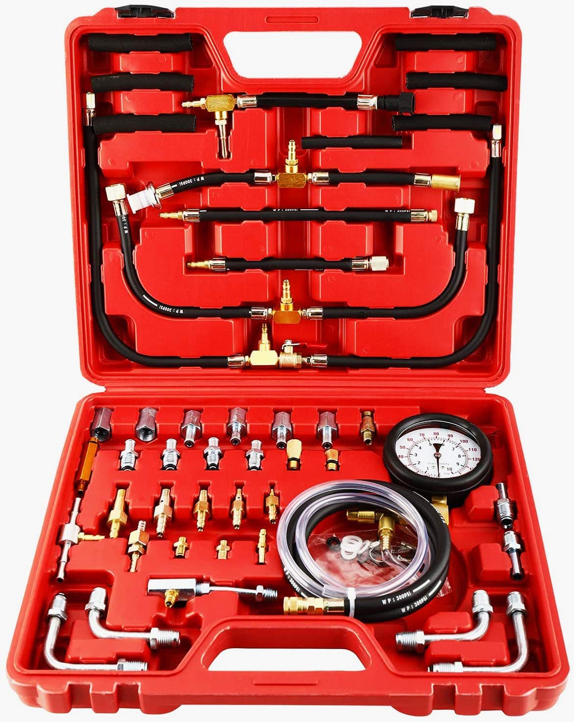 Kit tester per controllo pressione di iniezione carburante,0-10 bar, 70 pezzi