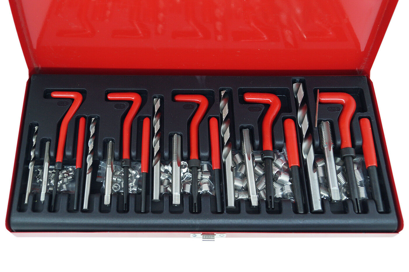 Kit riparazioni filetti elicoidi maschi ripristina filettature 131 pz