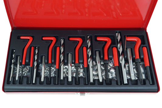 Kit riparazioni filetti elicoidi maschi ripristina filettature 131 pz