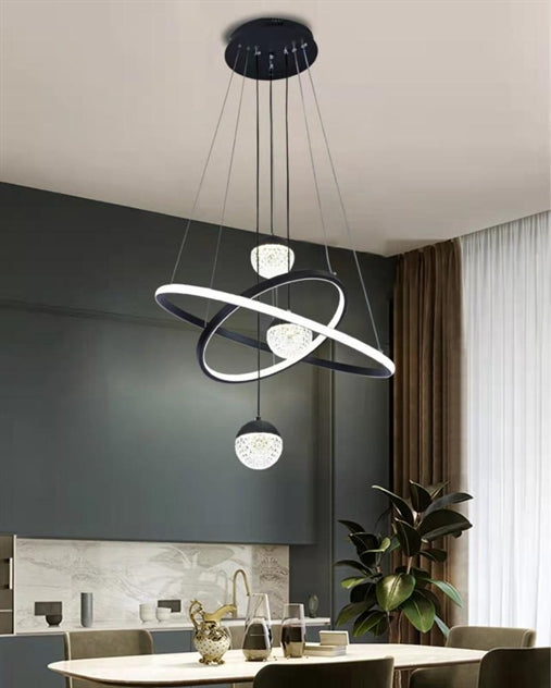 Lampadario a led in tre colorazioni