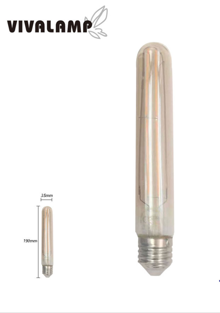 Lampadina led e27 6w modello t35 oro lampadine attacco grosso vite t35-6w