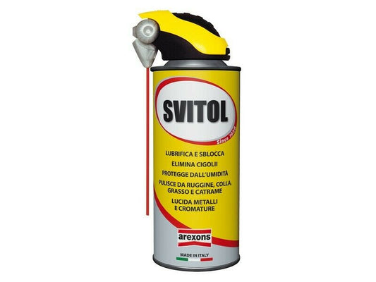 Lubrificante sbloccante spray 400ml elimina ruggine cigolii arexons svitol super