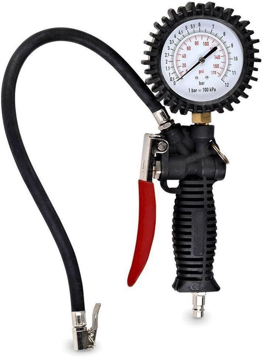 Manometro per compressore confiaggio gomme pneumatici auto professionale