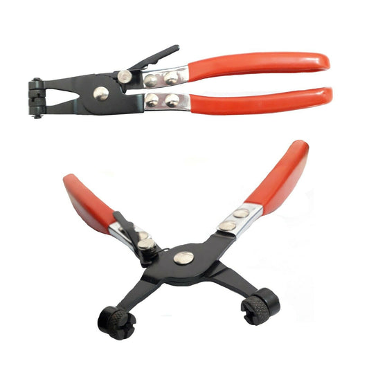 Pinza a clic per fascette stringitubi morsetti auto 215mm fessura a croce