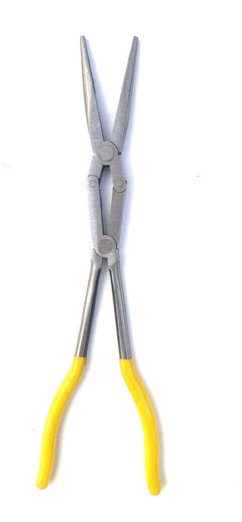 Pinza becco becchi dritti lunghi doppio snodo lungo 33 cm 13" manico dritto