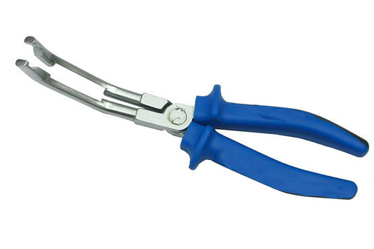 Pinza becco lungo curva 230mm per candele di accensione auto meccanico officina
