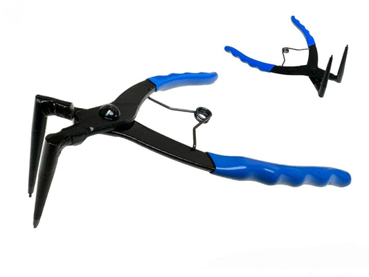 Pinza per seeger anelli elastici a becchi piegati 90° per esterni