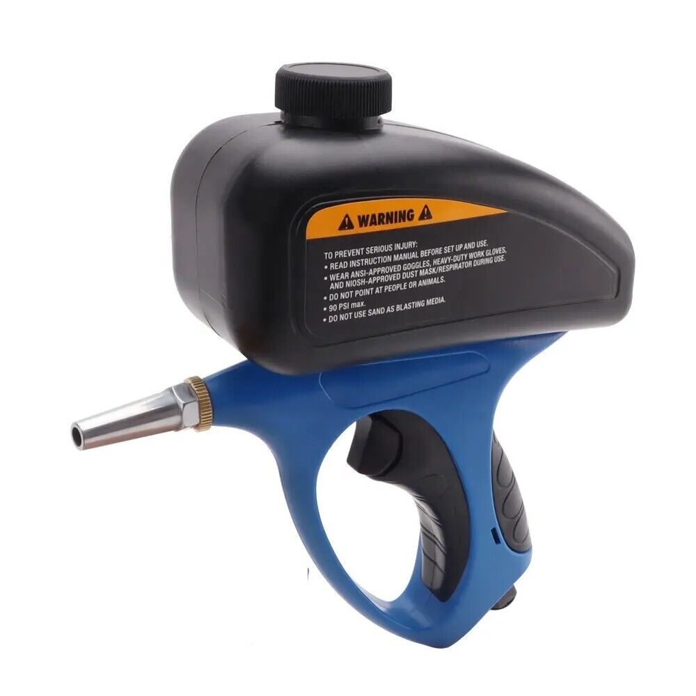 Pistola sabbiatrice con serbatoio aria compressa pneumatica ugello acciaio