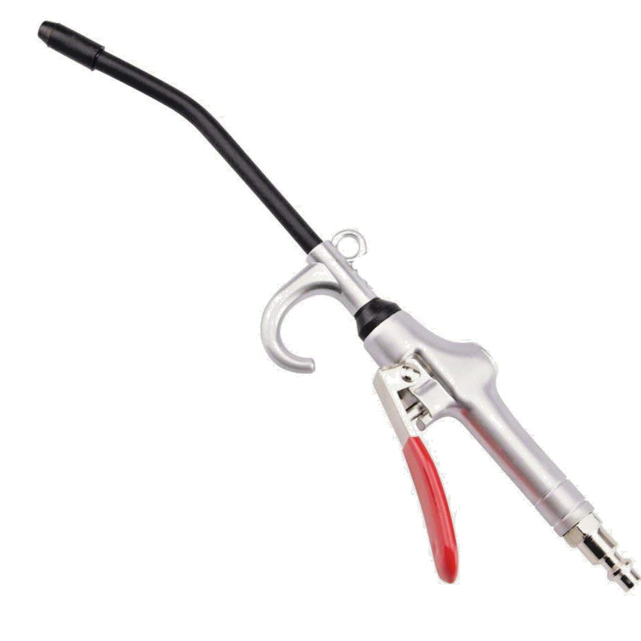 Pistola soffiaggio aria compressa per compressore innesto rapido canna 120mm