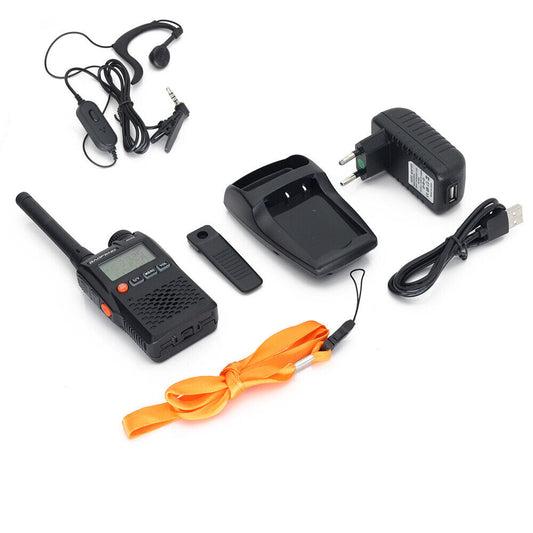 Radio bidirezionale dual band doppio display baofeng uv-3r walkie talkie mini radio fm