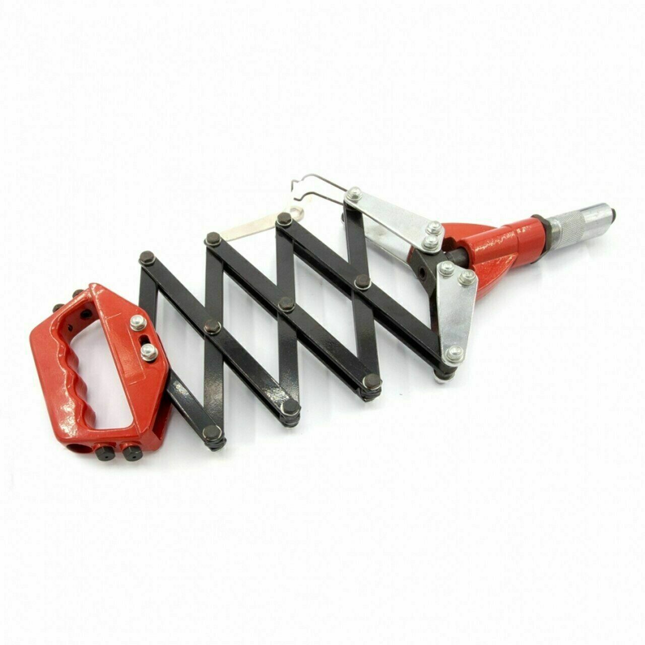 Rivettatrice manuale estensibile a fisarmonica per rivetti da 3.2 a 6.4mm
