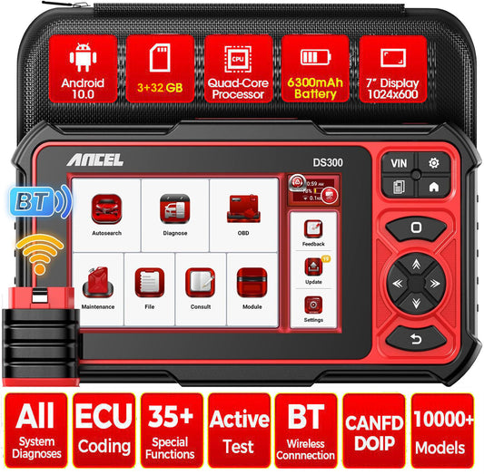 Scanner diagnostico bidirezionale professionale da 7" con set fca incluso