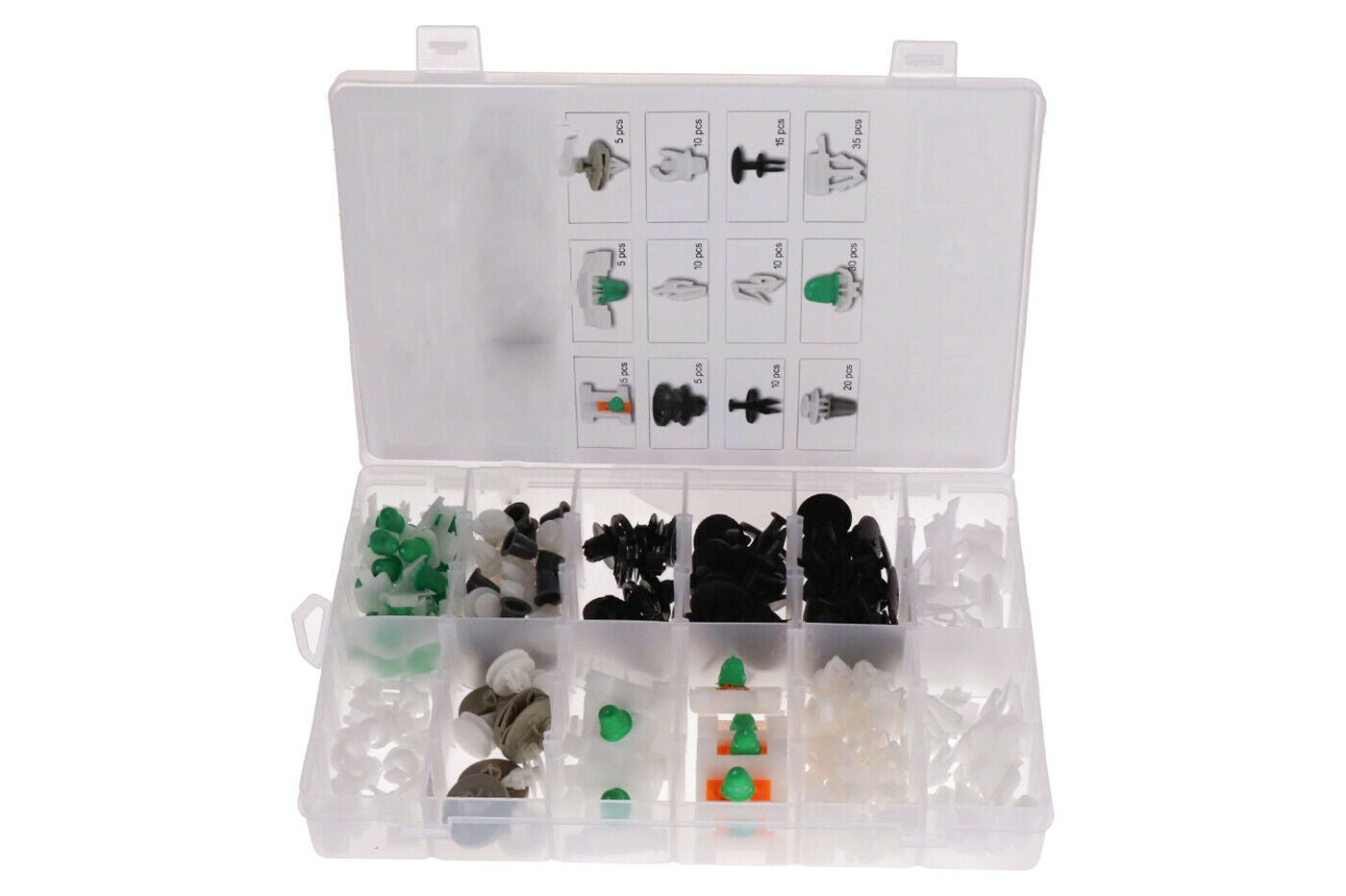 Set 160 pz clip di fissaggio auto compatibili audi ricambi plastica