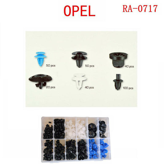 Set 300pz clip di fissaggio auto compatibili opel ricambi plastica ra-0717