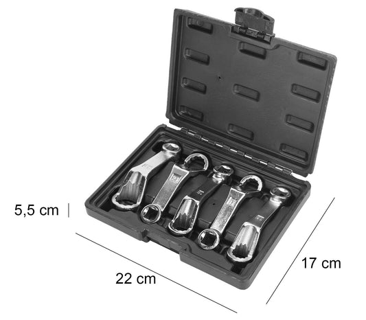 Set 5 pz chiavi a tubo vite offset per montaggio motore