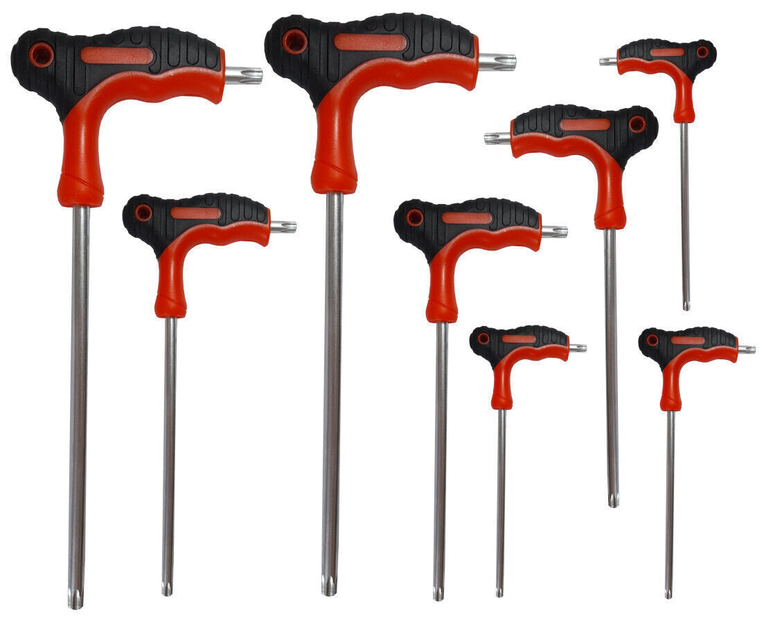 Set 8 pz chiavi chiave a t torx lunghemisure da t10 a t50