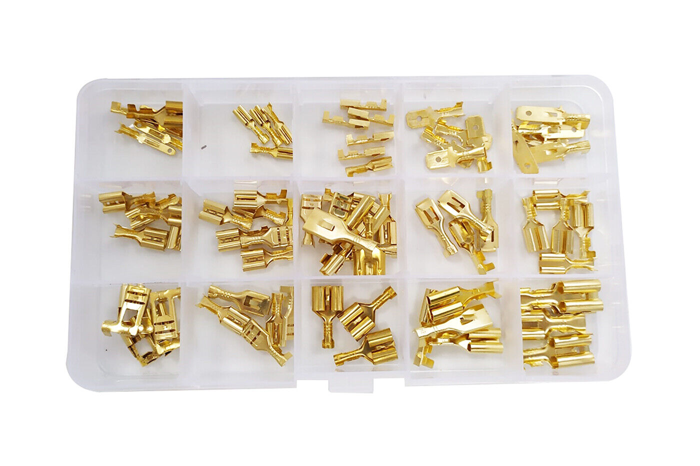 Spine di rame faston connettori maschio femmina 75pz innesto rapido piatto