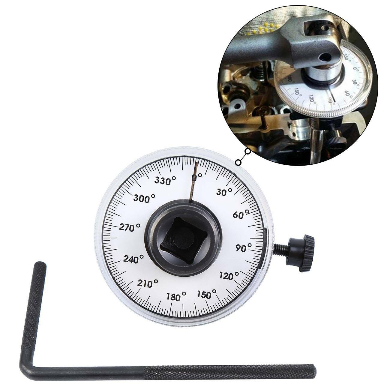 Indicatore di angolo di coppia per chiave dinamometrica 0-360 gradi da 1/2"