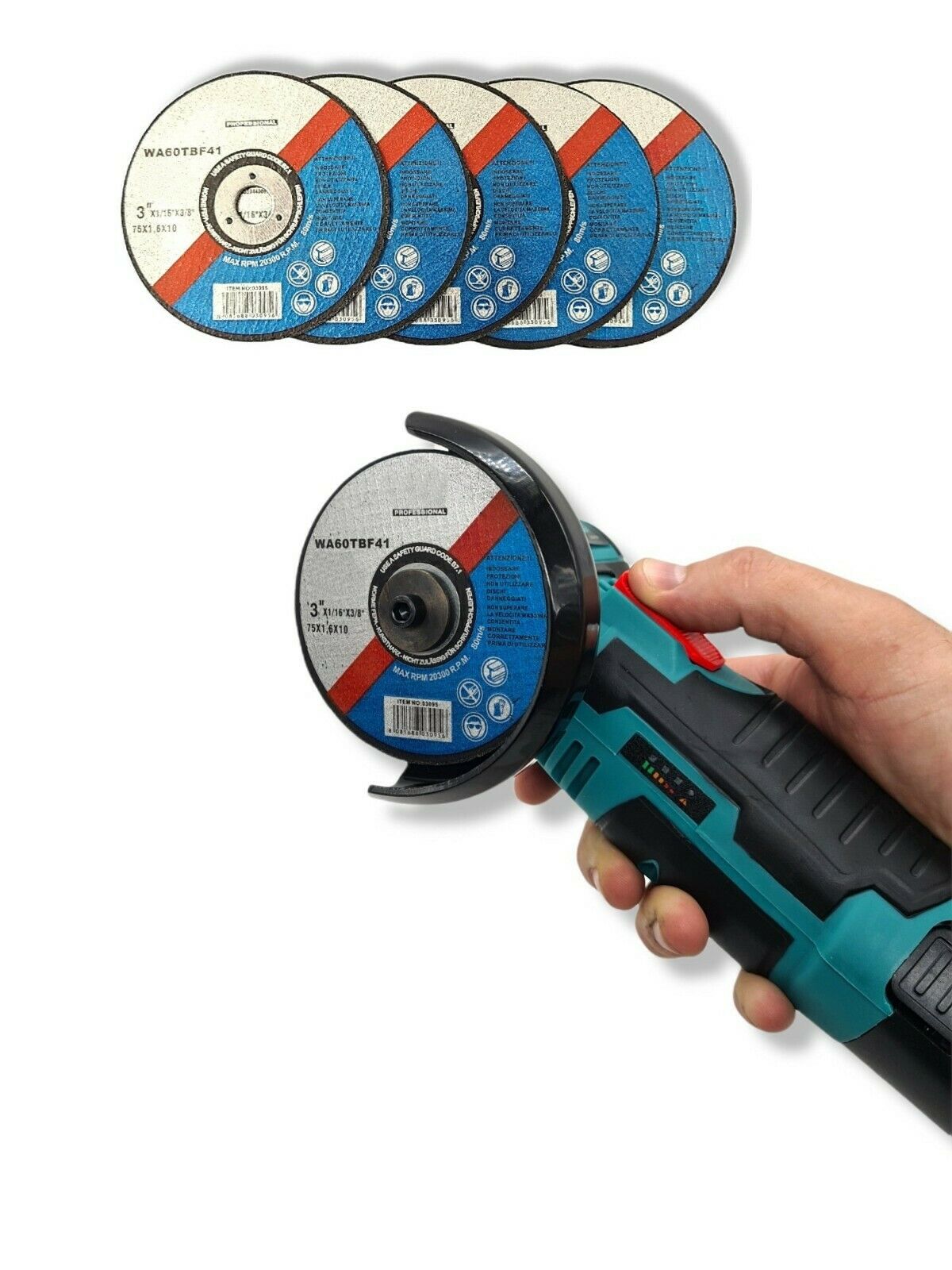 Disco da taglio per ferro mini flex disco per metallo 75X1.6X10 3" pezzi 10