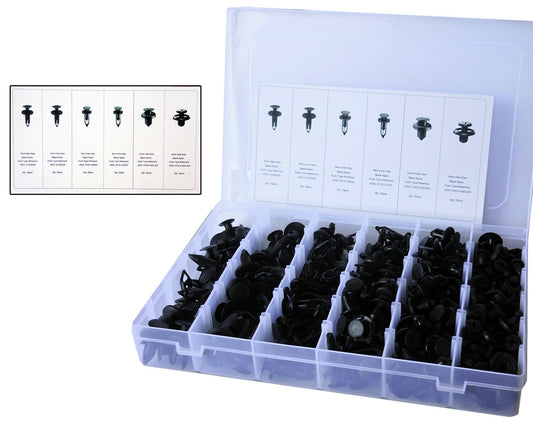 200 pz plastica trim clip rivetti clip kit fermi di spinta per auto paraurti