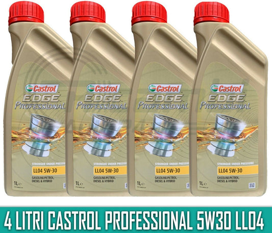4 litri olio motore castrol edge 5w30 professional ll04 vw audi bmw