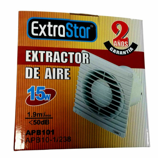 Aspiratore aria e cattivi odori 15 watt slim mini estrattore ventola aspirante