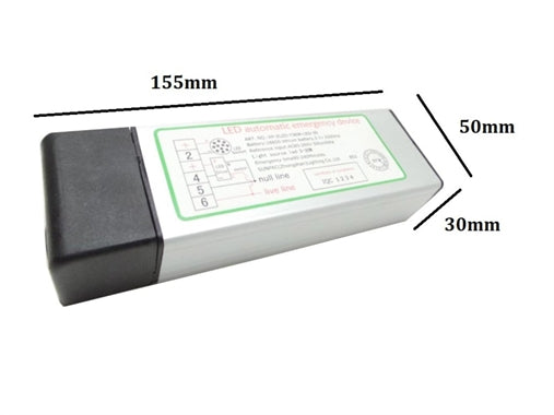 Batteria d'emergenza a litio 3.7v-230v 2500 mah