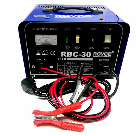Carica batteria 12-24v 30a auto moto camper barca caricabatteria portatile