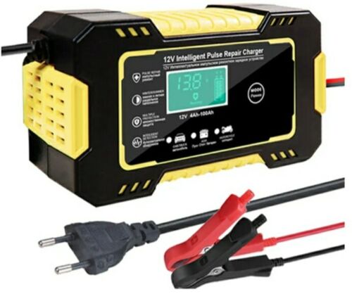Caricabatteria 12v 6a 5a automatico ripara carica impulsi camion auto barca moto intelligente