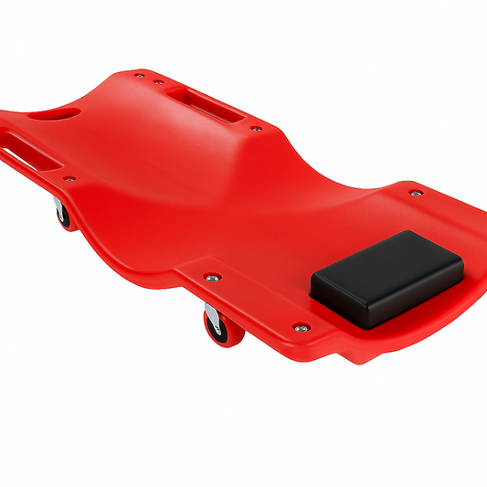 Carrello sdraio per meccanico – poggiatesta regolabile 90 cm / 100 cm ⚙️ roll carrello officina – ideale per manutenzione auto, comodo e robusto