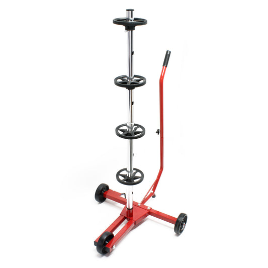 Carrello porta gomme con cerchi max 100 kg 225 mm supporto per 4 pneumatici