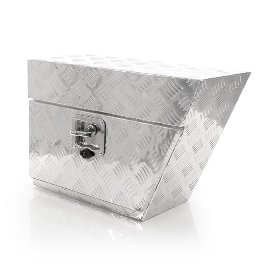 Cassetta porta attrezzi camion, alluminio 60x25x40cm max 50 l gavone sottoscocca