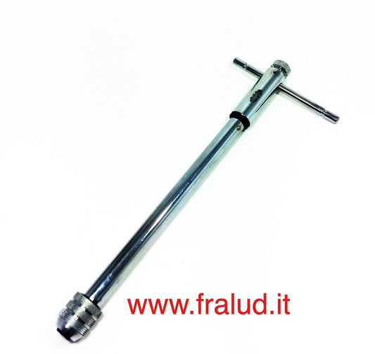 Chiave a cricchetto reversibile a t giramaschio manico filiere m5 12 300x120mm