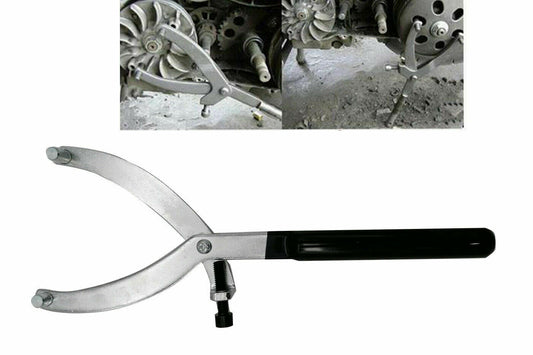 Chiave blocca volano campana frizione per moto strumento bloccaggio cinghia universale