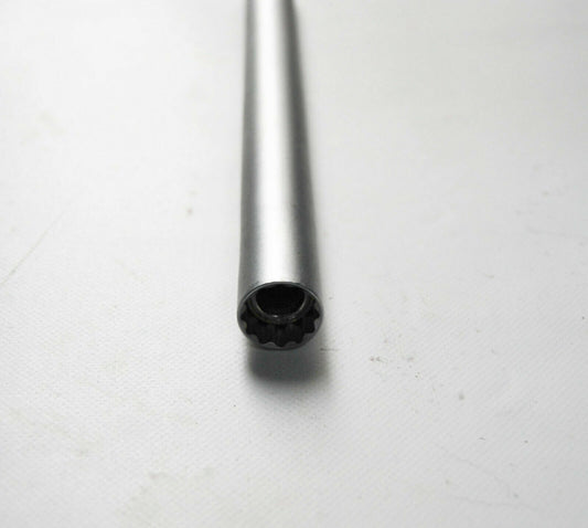 Chiave bussola lunga per candele 14 mm poligonale femmina 3/8" 25 cm
