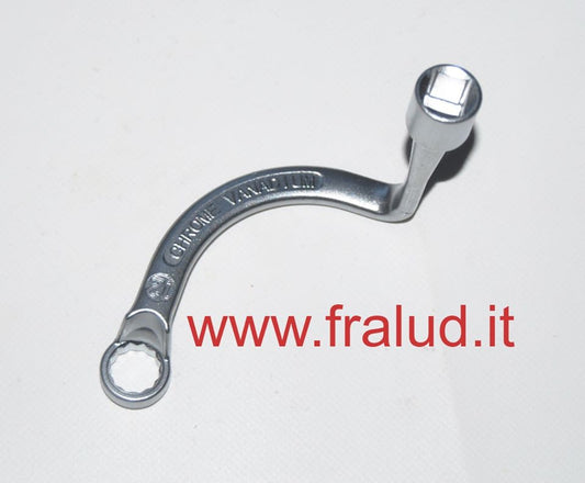 Chiave doppia iniettori tubi dadi poligonale pompista 12mm piegata curva
