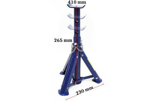 Coppia cavalletto 3t pieghevoli portatile 365mm supporto solleva auto crick
