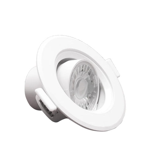 Faretto led cob 8w orientabile rotondo foro incasso 60-75 mm