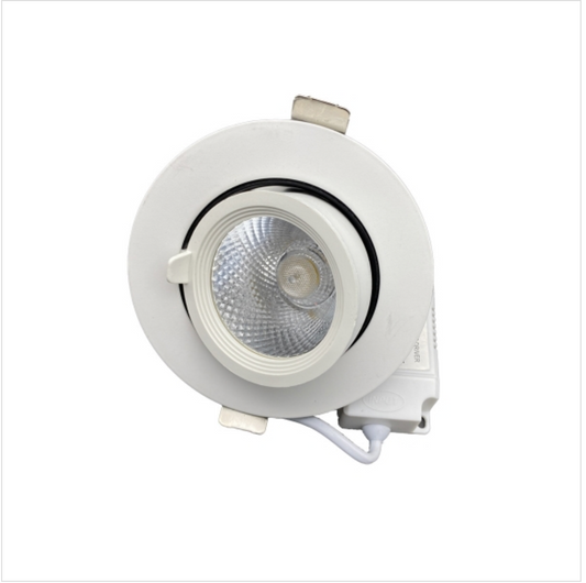 Faro led cob 12w a incasso orientabile 360 gradi