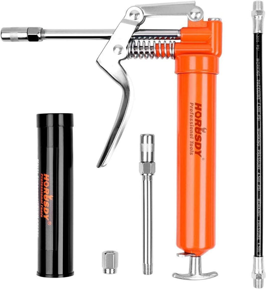 Ingrassatore manuale siringa grasso pistola con 4 accessori