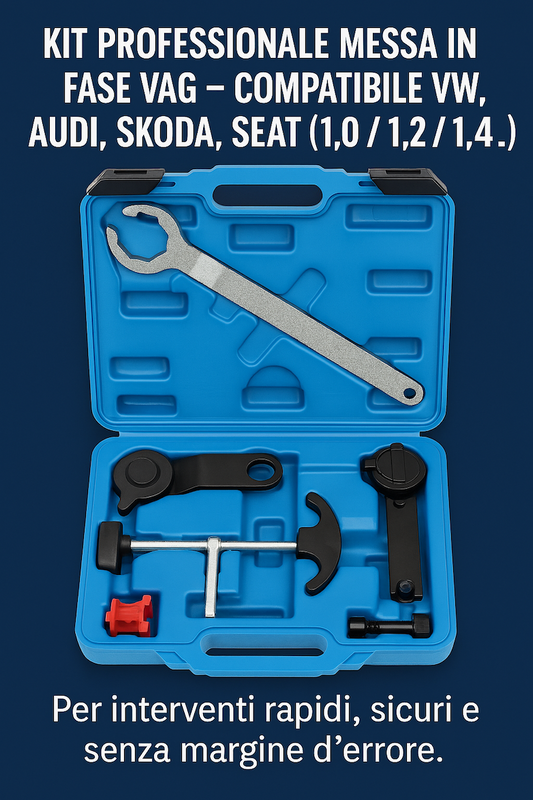 Kit professionale messa in fase vag – compatibile vw, audi, skoda, seat (1.0 / 1.2 / 1.4 l)