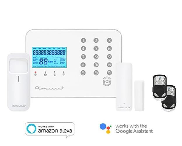 Kit antifurto wireless 10p wi-fi + gsm pro