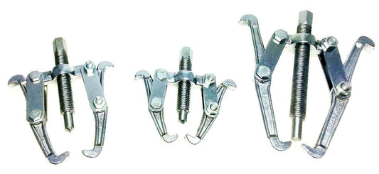 Kit estrattore 2 griffe set 3 pz 75 100 150 professionali bracci a zampe