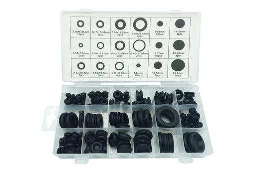 Kit guarnizioni o ring in gomma assortiti anello di protezione set 125pz